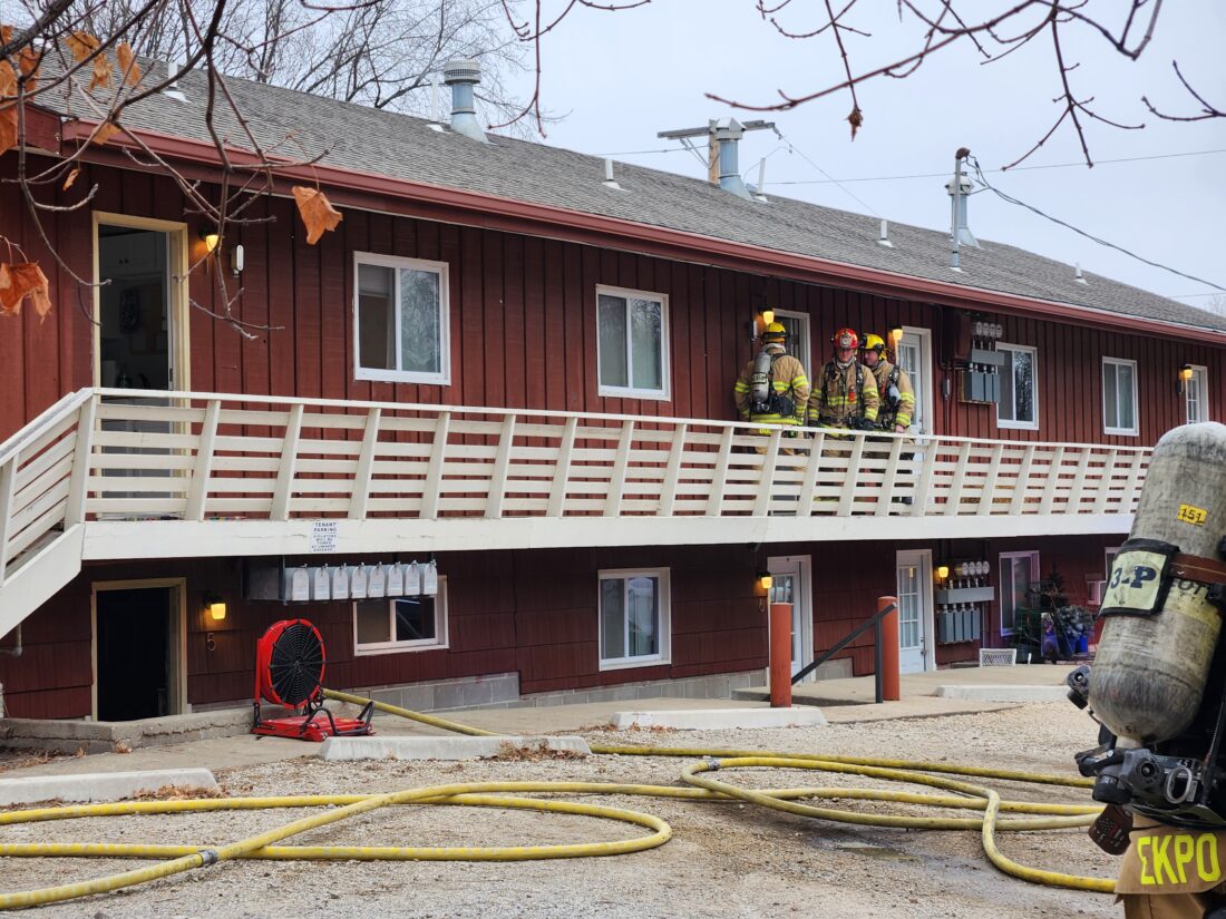 Fire at central Lawrence apartment complex caused by vaping device